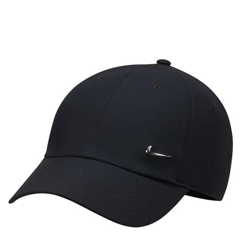 nike cap metal swoosh logo schwarz silber|nike metal swoosh cap khaki.